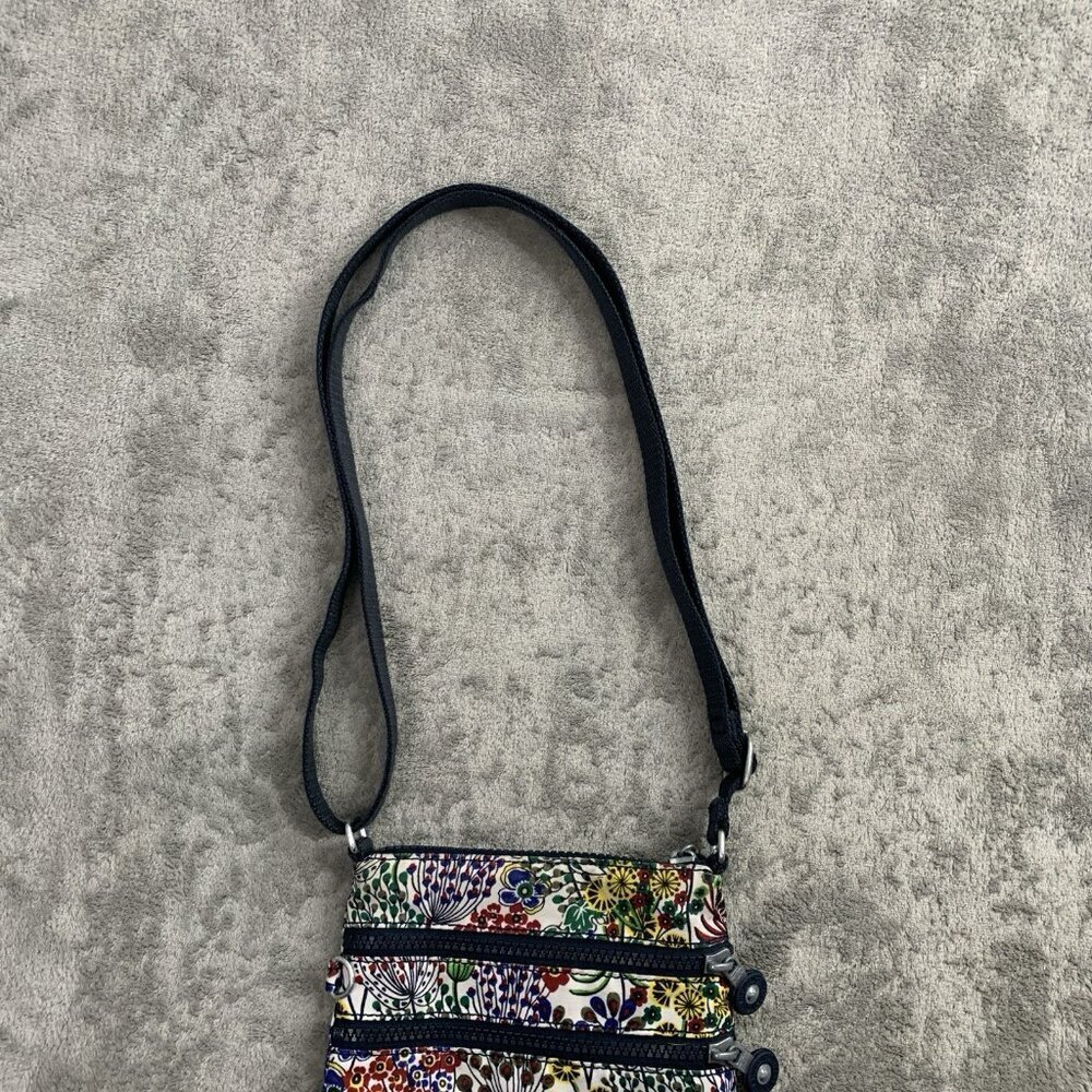 Kipling Crossbody Bag Womens Small Floral Handbag Adjustable Travel 7.5x7” - Picture 5 of 9